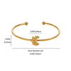Stainless Steel Shell and Starfish Cuff Bangle in Multiple Styles - Image 10