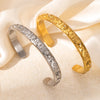 Yupsk Stainless Steel Gold Plated Star Moon Sun Open Bracelet Aesthetic Jewelry Gift for Women Men - Image 3