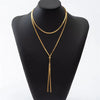 316L Stainless Steel Jewelry 134cm Pull Adjusting Charm Flat Snake Chain Choker Necklaces Pendants For Women - Image 11