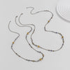 Long Imitation Pearl Chain Necklace Set 2 Pieces - Image 16