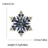 Rhinestone Snowflake Brooch Pin for Christmas and Holiday Outfits - Image 7