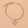 Shining Cubic Zirconia Chain Anklet For Women Silver Color Ankle Bracelet Barefoot Sandals Foot Jewelry - Image 5
