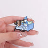 Cartoon Anime Birdmen and Brown Raccoon Enamel Pins Funny TV Series Brooch Lapel Badge Decorative Jewelry Gift For Kids Friends - Image 6