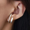 Double Circle Ear Cuff No Piercing Faux Earring - Image 7