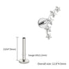 Titanium Starburst Climber Helix Stud Earring 16G Celestial Star Cartilage Earlobe Piercing Jewelry - Image 18