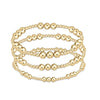 Gold Plated Beaded Bracelet for Women Stretch Jewelry - Image 7