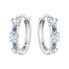 Silver Beetle Daisy Insect Flower Earrings Silver Hoop Earrings For Women Jewelry Party Gifts - Image 26