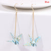 Kranich Earrings Origami Miniblings Bird Cranes Faltkunst Senbazuru Paper - Image 9