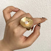 Elastic Rope Adjustable Rings for Women Men Irregular Geometric Matte Chunky Gold Color Finger Ring Charm Jewelry - Image 26
