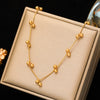 316L Stainless Steel Geometric Pendant Necklace with Colorful Crystal Accents - Image 8