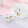 Silver Star And Moon Women Earrings Brilliant Wedding Engagement Star Earrings Jewelry Gift - Image 3