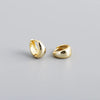 Silver Simple Wide Huggies Gothic Hoop Earrings for Women European Unisex Piercing Rock Jewelry Ear Buckles - Image 34