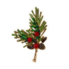 Christmas Brooch Shiny Crystal Christmas Year Accessory Pin Snowman, Elk, Christmas Tree Series Decoration Jewelry Gift - Image 6