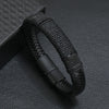 Men Leather Bracelets Men Stainless Steel Multilayer Braided Rope Bracelets for Male Female Bracelets Jewelry - Image 4