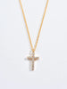 Zircon Inlaid Cross Necklace Pendant Jewelry for Women Gold Color Long Clavicle Chain Necklaces - Image 7