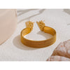 Style Stainless Steel Chain Tassel Cuff Bracelet Bangle Gold Color Plated Personality Charm Jewelry - Image 4