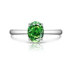 Oval Cut Colorful Zircon Adjustable Ring Silver Multicolor Birthstone Stackable Rings for Women Daily Jewelry - Image 14