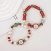 Retro imitation Apple Ceramic Bead Bracelet Cute Color Mixed Star Women Bracelet Design Jewelry Accessories - Image 4