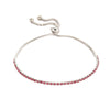 Classic Simple Pull Adjustable Single Row Crystal Bracelet for Women Charm Enfashion Silver Color Zircon Bangle Jewelry Gift - Image 6