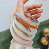 Glass Imitation Jade Bracelet Women Elegant Jingle Bangle Girl No Fading No Pungent Smell Bracelets Charm Jewelry - Image 5