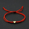 Tiny Heart Charm Bracelets for Women Girls Simple Blue Black Red Rope Chain Braided Bracelet Woven Jewelry Gifts Her - Image 19