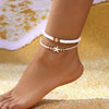 Bohemia Shell Anklet For Women Colorful Rice Beads Handmade Braided Rope Bracelet On Leg Beach Barefoot Sandal Leg Chain Jewelry - Image 19