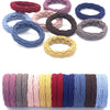 20PCS High Elasticity Hair Rope High Elasticity Jacquard Pattern Hair Ring Women's Headband Hair Accessories - Image 6