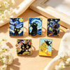 5Pcs Van Gogh Art Black Cat Brooch Cartoon Metal Enamel Pins Set Badge on Backpack Clothing Accessories Jewelry Gift for Friend - Image 6