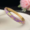 Double Bangle Vintage Cloisonne Bangle Traditional Chinese Hollow Out Flower Bangle Vintage Ethnic Women's Hand Bracelet - Image 24