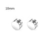 1 Pair 6-12mm Black Stainless Steel Magnetic Fake Gauges Earring Studs for Men Women Non Pierced Earrings - Image 9