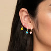 Open Heart Hoop Earrings in Gold Tone or Silver Tone - Image 55