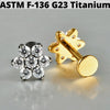 Cz Flower Titanium Cartilage Earrings Stud 16G Internally Threaded Sun Helix Ear Tragus Piercing Jewelry - Image 53