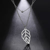 Double Female Symbol Pendant Choker Stainless Steel Double Layer Necklace for Women Jewelry Birthday Gift - Image 13