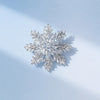 Sparkle Double-decker Micro-inlaid Zircon Snowflake Brooch Evening Dress Corsage Decoration Accessories Pins - Image 2