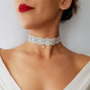 Vintage Black Lace Heart-Shape Artificial Pearl Pendant Necklace Female Women Sexy Simple Choker Ladies Party Jewelry - Image 4