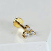 1PC 316 Stainless Steel Earrings Snake Flower Moon CZ Flat Rook Lobe Cartilage Snug Helix Conch Tragus Labret Piercing 18G - Image 6