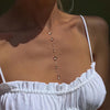 Clear Dewdrop Series Tassel Pendant Necklace Minimalist Resin Casting Beads Clavicle Chain Lady Niche Creative Jewelry - Image 5