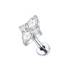 1PC Titanium 16G Square &Round CZ Labret Medusa Monroe Piercing Helix Cartilage Conch Tragus Lobe Stud Earring Jewelry - Image 16