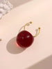 1 Artistic Jelly-Transparent Resin Stainless Steel Open Ring Cute Women's Jewelry Everyday Party Wear - Image 10