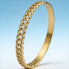 Women's 60mm Chain Snap-on Bangles Simple Button Bracelets Silver Gold Color Stainless Steel Jewelry Accessory - Image 4