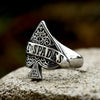Creative Design Ace Of Spade Playing Card Ring For Men Punk Hip Hop Jewelry - Image 3
