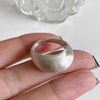 Silver Tellipse Geometry Sanding Simple Rings For Women Couple Engagement Jewelry Accessories Jewellery - Image 4