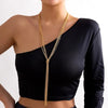 Adjustable Flat Snake Chain Necklace in Gold Tone Silver Tone and Mixed Finishes - Image 13