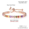 Adjustable Tennis Bracelet For Women Iced Out Zircon Couple Bracelet On Hand Gift To Friends Wedding Jewelry - Image 7