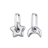 Classic Stainless Steel Heart Star Hoop Earrings For Women Punk Hip Hop Gold Silver Color Y2K Jewelry Female Earrings Oorbellen - Image 21