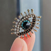 Exaggerated Blue Eye Brooches For Women Men Retro Crystal Tassel Baroque Evil Eyes Brooch Pins Office Party Jewelry Gitf - Image 11