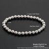 Stainless Steel Gold Plated Elastic Beaded Bracelet Stackable Design Unisex For Daily Commute And Party Wear - Image 19