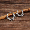 Titanium 16G CZ Hinged Clicker Segment Hoop Ring Sunburst CZ Daith Earring Septem Nose Piercing Jewelry - Image 3
