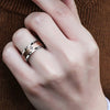 Classic Stainless Steel Men's Ring with Two-Color Electroplating Simple Jewelry Accessory Sizes 6-13 - Image 5