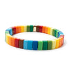 Colorful Acrylic Bead Bangle Set in Multiple Designs - Image 15